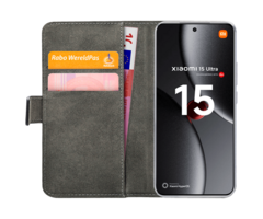 Mobilize Mobilize Classic Gelly Wallet Book Case Xiaomi 15 Ultra - PU-Leer - Zwart