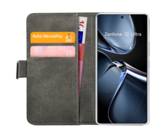 Mobilize Mobilize Classic Gelly Wallet Book Case voor Asus Zenfone 12 Ultra - Zwart