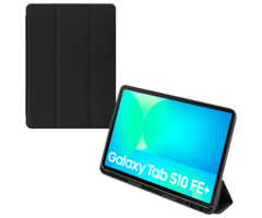 Mobilize Mobilize Solid Folio Book Case voor Samsung Galaxy Tab S10 FE+ 13.1 - Zwart