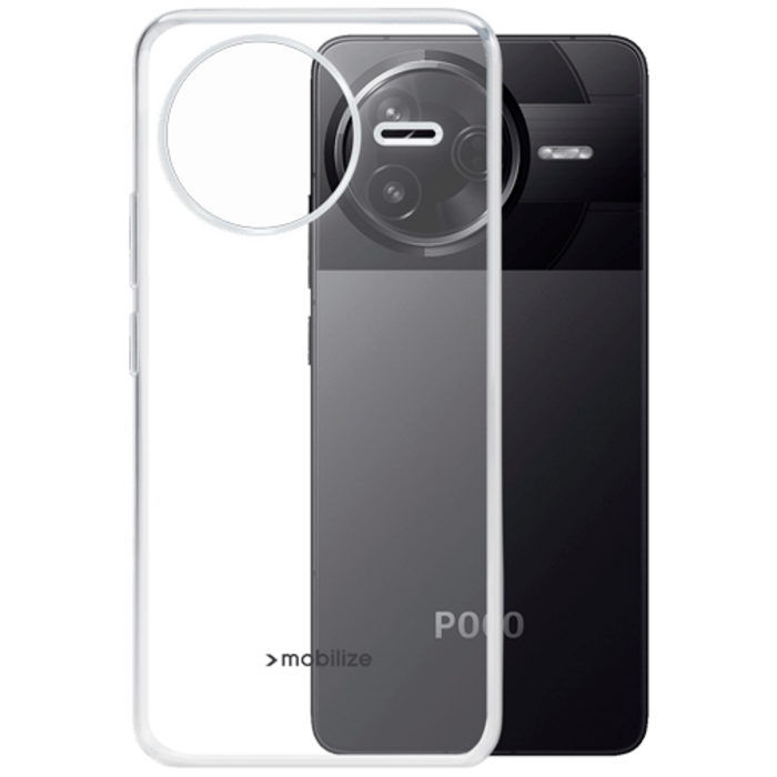Mobilize Mobilize Gelly Case Transparante TPU Back Cover voor Xiaomi Poco F7 Pro