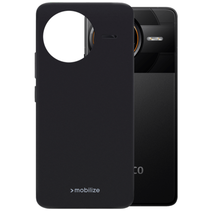 Mobilize Mobilize Rubber Gelly Case voor Xiaomi Poco F7 Ultra - Mat Zwart