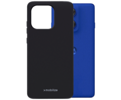Mobilize Mobilize Rubber Gelly Case voor Motorola Edge 60 Pro - Mat Zwart