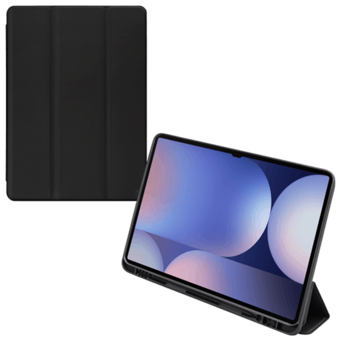 Mobilize Mobilize Solid Folio Book Case Samsung Galaxy Tab S9 Ultra / S10 Ultra - Zwart