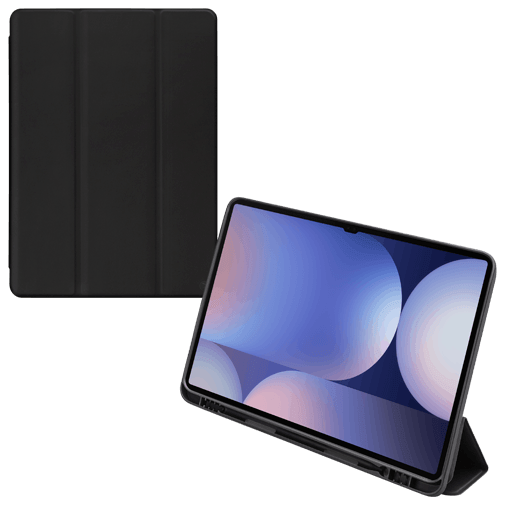 Mobilize Mobilize Solid Folio Book Case Samsung Galaxy Tab S9 Ultra / S10 Ultra - Zwart