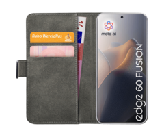 Mobilize Mobilize Classic Gelly Wallet Book Case voor Motorola Edge 60 Fusion - Zwart