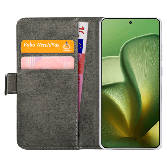 Mobilize Mobilize Classic Gelly Wallet Book Case voor Motorola Edge 60 - Zwart