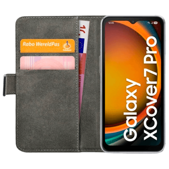 Mobilize Mobilize Classic Gelly Wallet Book Case Samsung Galaxy Xcover 7 Pro 5G - Zwart