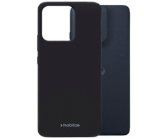 Mobilize Mobilize Rubber Gelly Case Motorola Moto G56 5G Back Cover - Mat Zwart
