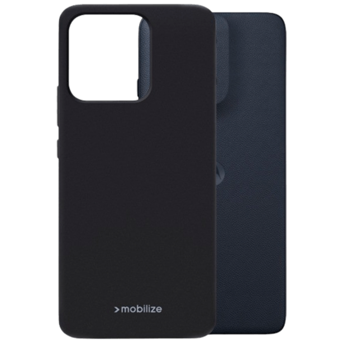 Mobilize Mobilize Rubber Gelly Case Motorola Moto G56 5G Back Cover - Mat Zwart