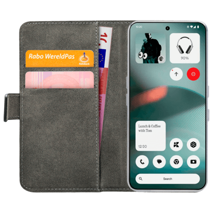 Mobilize Mobilize Classic Gelly Wallet Book Case Zwart - Nothing Phone (3)