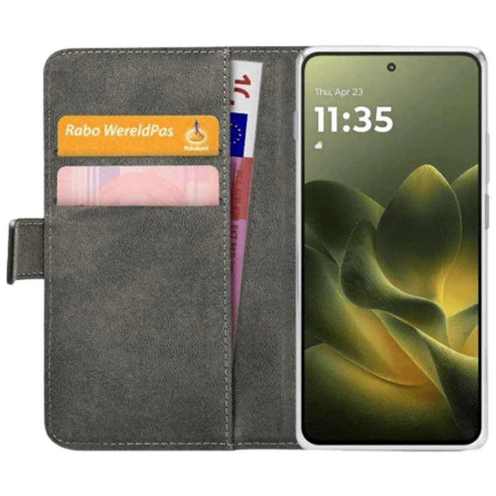 Mobilize Mobilize Classic Gelly Wallet Book Case voor Motorola Edge 70 - Zwart