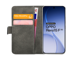 Mobilize Mobilize Classic Gelly Wallet Book Case voor OPPO Reno15 F 5G - Zwart