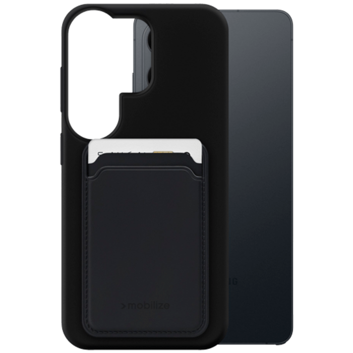 Mobilize Mobilize Cardcase TPU Back Cover Samsung Galaxy S26 Ultra - Zwart