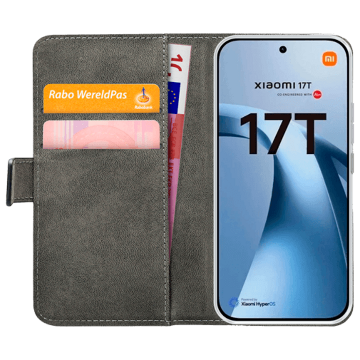 Mobilize Mobilize PU-Leren Book Case Xiaomi 17T / 17T Pro - Zwart
