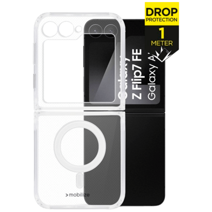 Mobilize Mobilize Transparante TPU Back Cover voor Samsung Galaxy Z Flip 7 FE