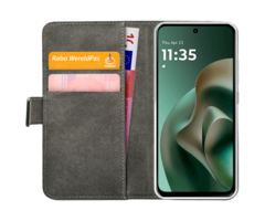 Mobilize Mobilize PU-Leren Book Case Motorola Moto G57 Power / G67 Power - Zwart