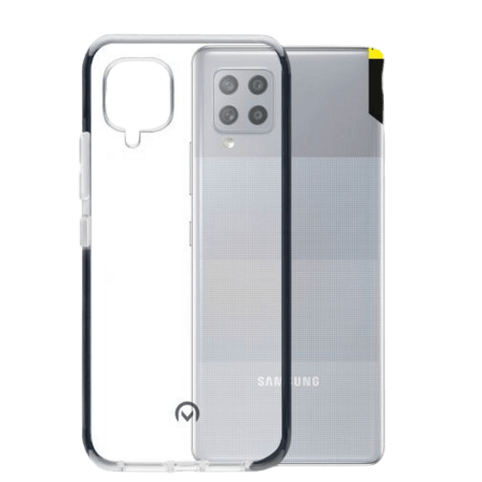 Mobilize Mobilize Shatterproof Back Cover Samsung Galaxy A42 5G - Transparant / Zwart