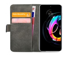 Mobilize Mobilize Classic Gelly Wallet Book Case voor Motorola Edge 20 Lite - Zwart
