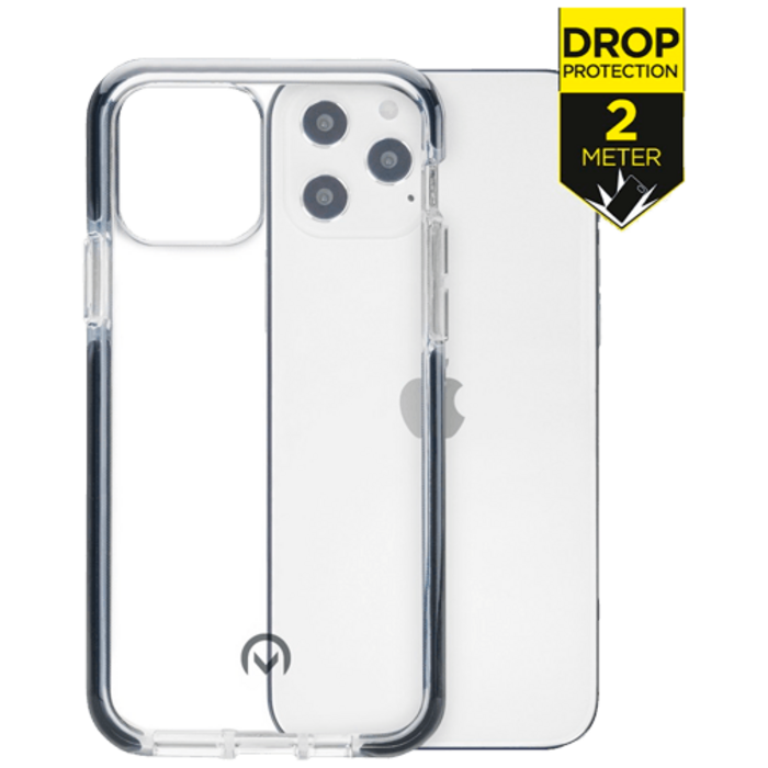 Mobilize Mobilize Shatterproof TPU Back Cover iPhone 12 Pro Max - Transparant/Zwart