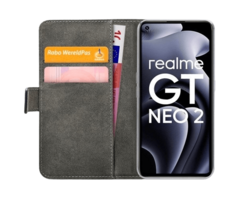 Mobilize Mobilize Classic Gelly Wallet Book Case voor Realme GT Neo 2 - Zwart