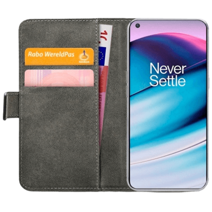 Mobilize Mobilize Classic Gelly Wallet Book Case voor OnePlus Nord CE 5G - Zwart