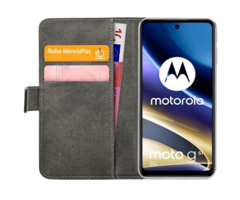 Mobilize Mobilize Classic Gelly Wallet Book Case voor Motorola Moto G51 5G - Zwart