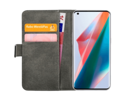 Mobilize Mobilize Classic Gelly Wallet Book Case Oppo Find X3 / X3 Pro - Zwart