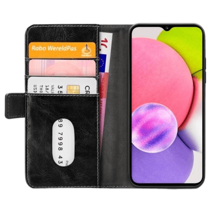 Mobilize Mobilize Elite Gelly Wallet Book Case Samsung Galaxy A03s - Zwart