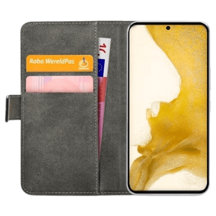 Mobilize Mobilize Classic Gelly Wallet Book Case voor Samsung Galaxy S22+ 5G - Zwart