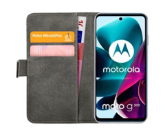 Mobilize Mobilize PU-lederen Book Case Motorola Moto G200 - Zwart