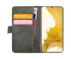 Mobilize Mobilize Classic Gelly Wallet Book Case voor Samsung Galaxy S22 5G - Zwart