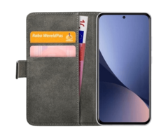 Mobilize Mobilize Classic Gelly Wallet Book Case voor Xiaomi 12 / 12X - Zwart