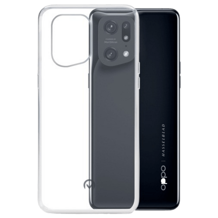 Mobilize Mobilize Transparante TPU Back Cover voor OPPO Find X5 Pro 5G