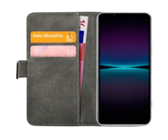 Mobilize Mobilize Classic Gelly Wallet Book Case Sony Xperia 1 IV - PU-Lederen Hoesje - Zwart