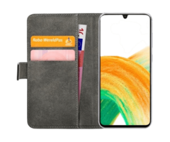 Mobilize Mobilize Classic Gelly Wallet Book Case voor Samsung Galaxy A33 5G - Zwart