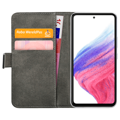 Mobilize Mobilize Classic Gelly Wallet Book Case Samsung Galaxy A53 5G - Zwart
