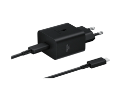 Samsung Samsung USB-C Snellader 45W + USB-C Kabel Ep-T4510 Zwart