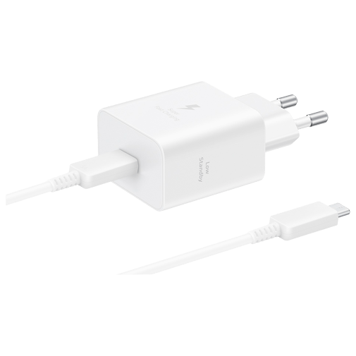 Samsung Samsung 45W USB-C Snellader + USB-C Kabel 1,8m Wit