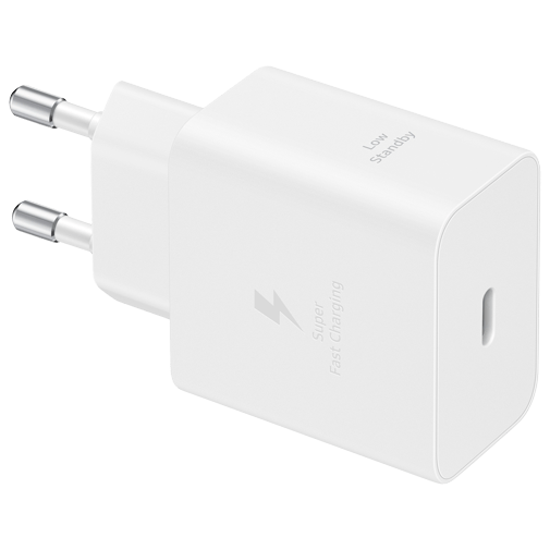 Samsung Samsung 45W USB-C Snellader + USB-C Kabel 1,8m Wit