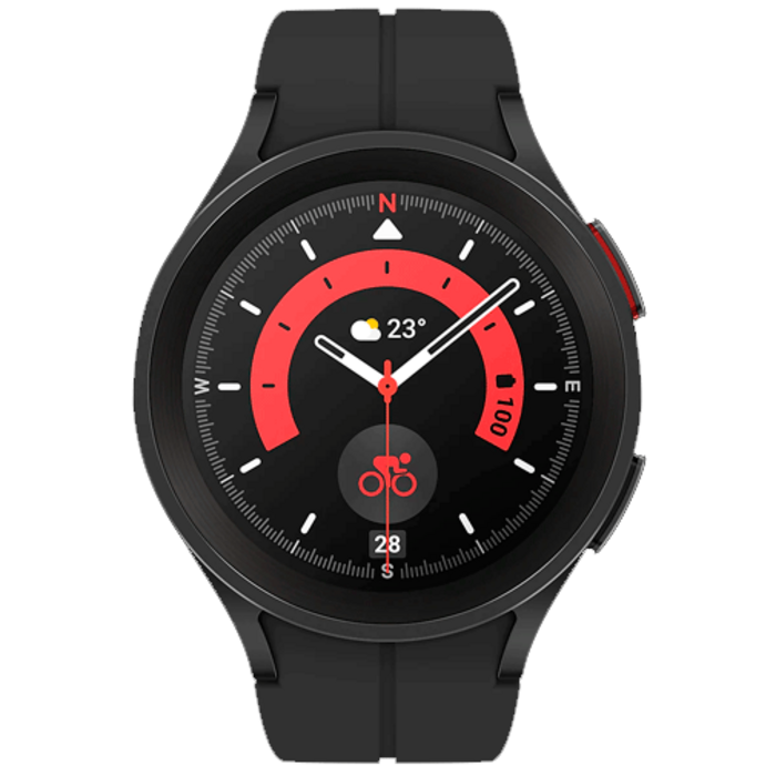 Samsung Samsung Galaxy Watch 5 Pro 4G LTE Smartwatch - 45mm Titanium Zwart
