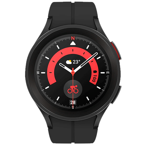 Samsung Samsung Galaxy Watch 5 Pro 4G LTE Smartwatch - 45mm Titanium Zwart