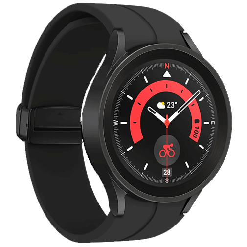 Samsung Samsung Galaxy Watch 5 Pro 4G LTE Smartwatch - 45mm Titanium Zwart