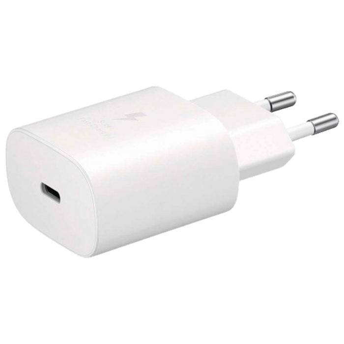 Samsung Samsung EP-TA800 USB-C Snellader 25W met USB-C Kabel (1m) - Wit
