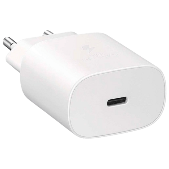 Samsung Samsung EP-TA800 USB-C Snellader 25W met USB-C Kabel (1m) - Wit