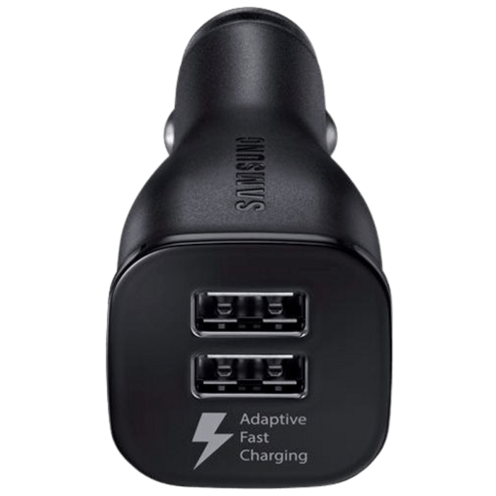 Samsung Samsung EP-LN920 Dual USB Snelle Autolader met USB-C-kabel - Zwart