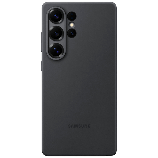 Samsung Samsung Siliconen Back Cover Zwart voor Galaxy S25 Ultra