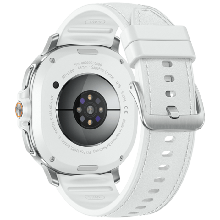 Samsung Samsung Galaxy Watch 8 Classic 46mm Smartwatch - Zilver (Witte Band)