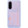Samsung TPU Card Slot Back Cover Blauw Samsung Galaxy A26