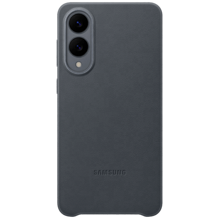 Samsung Samsung Kindsuit PU-leer Back Cover Zwart voor Galaxy S25 Edge