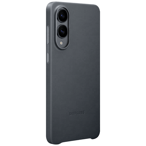 Samsung Samsung Kindsuit PU-leer Back Cover Zwart voor Galaxy S25 Edge